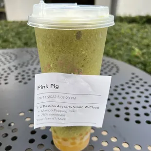 passion avocado slush