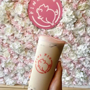 Milk Tea w/ Pink Boba ⋅ Irvine, California