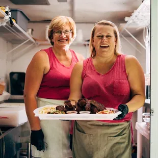 Christina (right, owner) and her sister, Caroline.