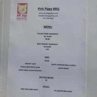Menu prices are a deal!