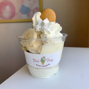 Banana pudding sundae