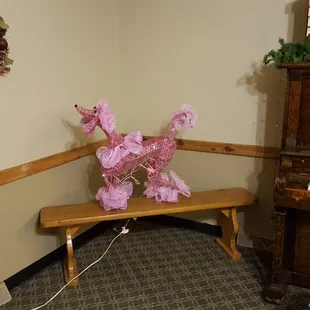 Pink Poodle at entrance
