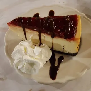 New York Cheese Cake with Strawberrys