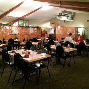 The entirely too well-lit room.