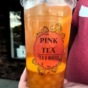 Peach Strawberry Oolong Tea