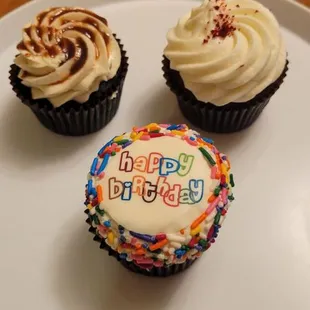 Birthday cupcakes!