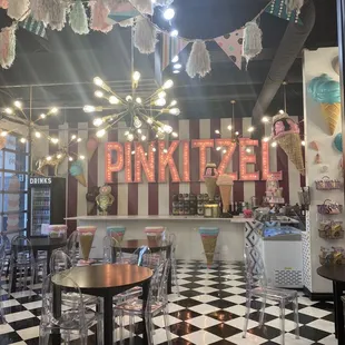 the interior of a restaurant