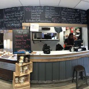 Soo much to choose from. Menu wraps around and is very clear to read. Staff is friendly and ready to answer menu questions.