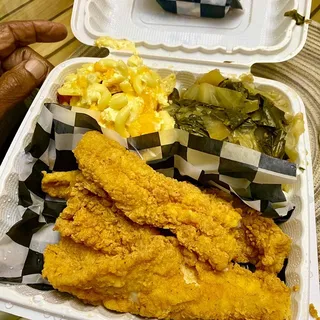 Louisiana Fried Fish Dinner