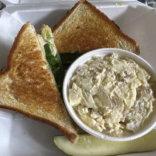 Build your own Grilled Cheese  Loaded potato salad