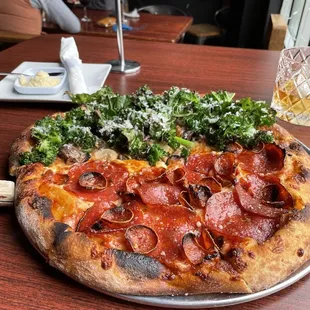 Double Pepperoni Pizza Veggies for Vegans