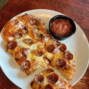 pizza, food