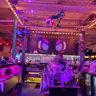 Behind bar at Pinky&apos;s