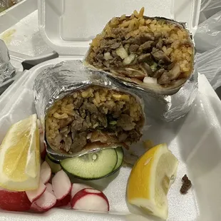 Carne Asada Burrito