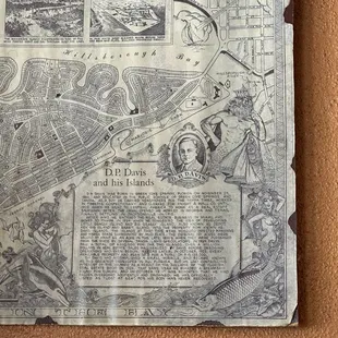 History posted on the wall