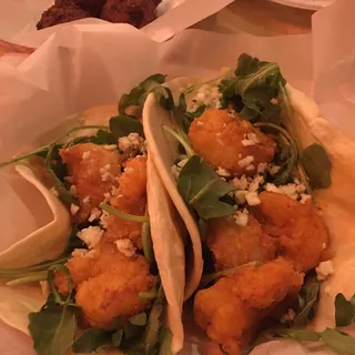 Buffalo Shrimp Tacos