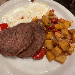 Two Egg Platter Specials- was barely warm. Potatoes were good but nearly cold.