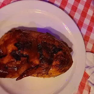 Half Barbecue chicken