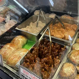 a variety of pastries