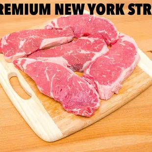 Pinnon Premium Meats, Beloit, WI fresh cut New York Strip