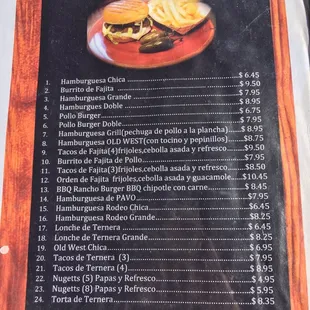 Menu!