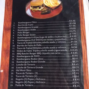 Menu!
