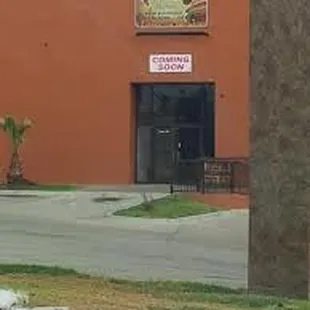 outside