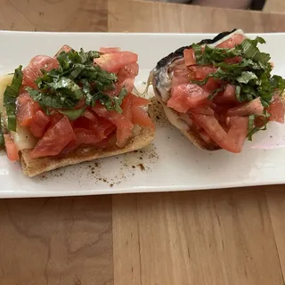 Bruschetta Al Pomodoro E Formaggio