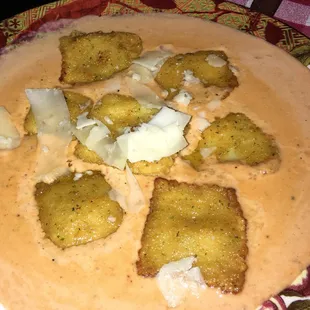 Spicy Toasted Ravioli