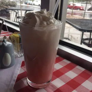 Raspberry Italian soda