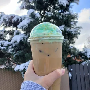 Pistachio latte - excellent taste &amp; beautiful!