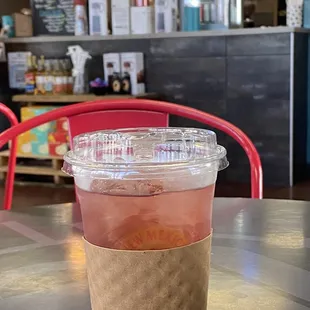 Blueberry Lemongrass iced tea