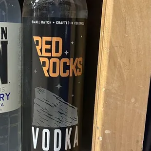 They just got the new Red Rocks Vodka!!  So incredibly smooth and slightly sweet. My new favorite!