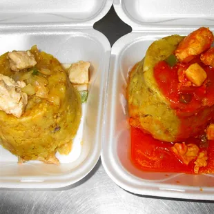 Pollo al ajillo  y  Pollo en salsa