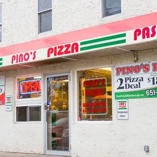 a car parked outside