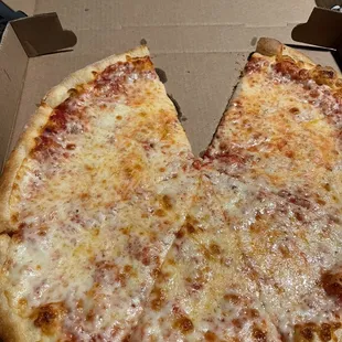 Large cheese pizza