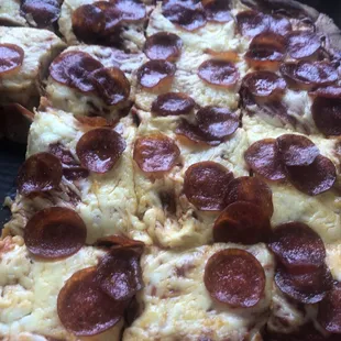 Sicilian pepperoni - yum!  Just like NY/NJ!