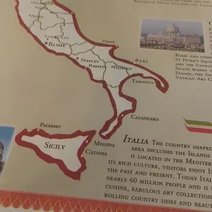a map of italy