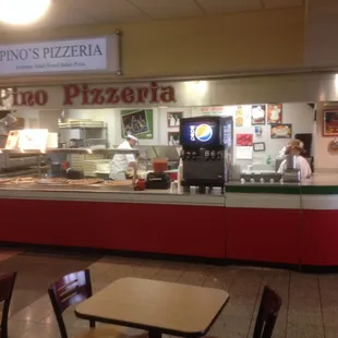 a view of the kitchen