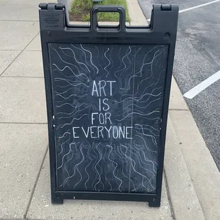 Sidewalk sign