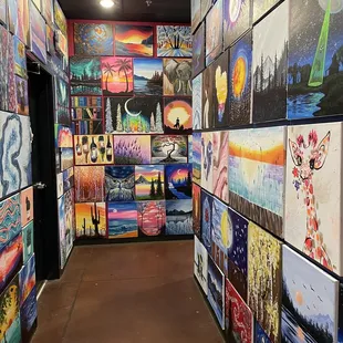 Gallery hallway