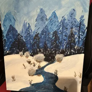 My finished painting