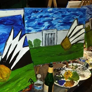 Fun evening of painting a KC landmark!