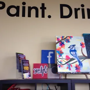 I spy the Yelp logo! I like this place already.