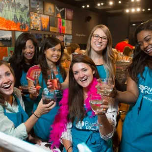 Galentine's 2019! Celebrate your Girlfriends with the BEST Girls Night Out at Pinot's Palette in Bricktown - OKC!