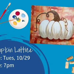 Upcoming paint and sip paint parties, so many public and private party options.