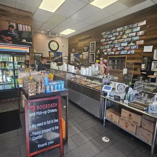 Interior of the store