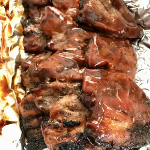 Pork skewers