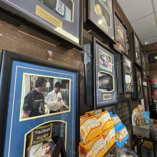 Manny Pacquiao wall shrine lol