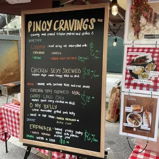 Menu at Buena Market